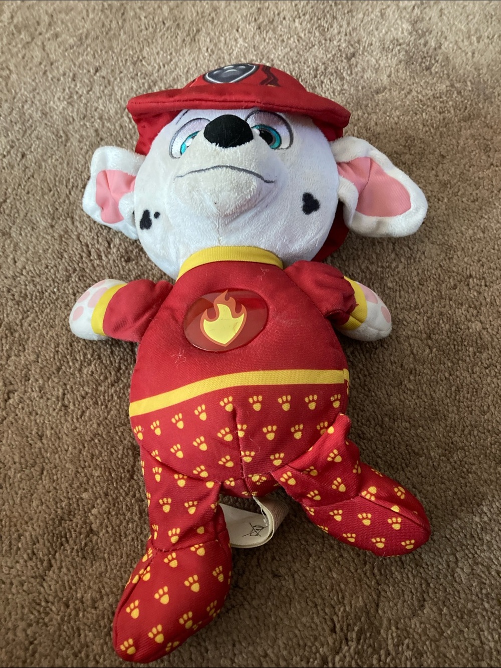 Paw Patrol Marshall Red and Yellow Plush Fire Pup
